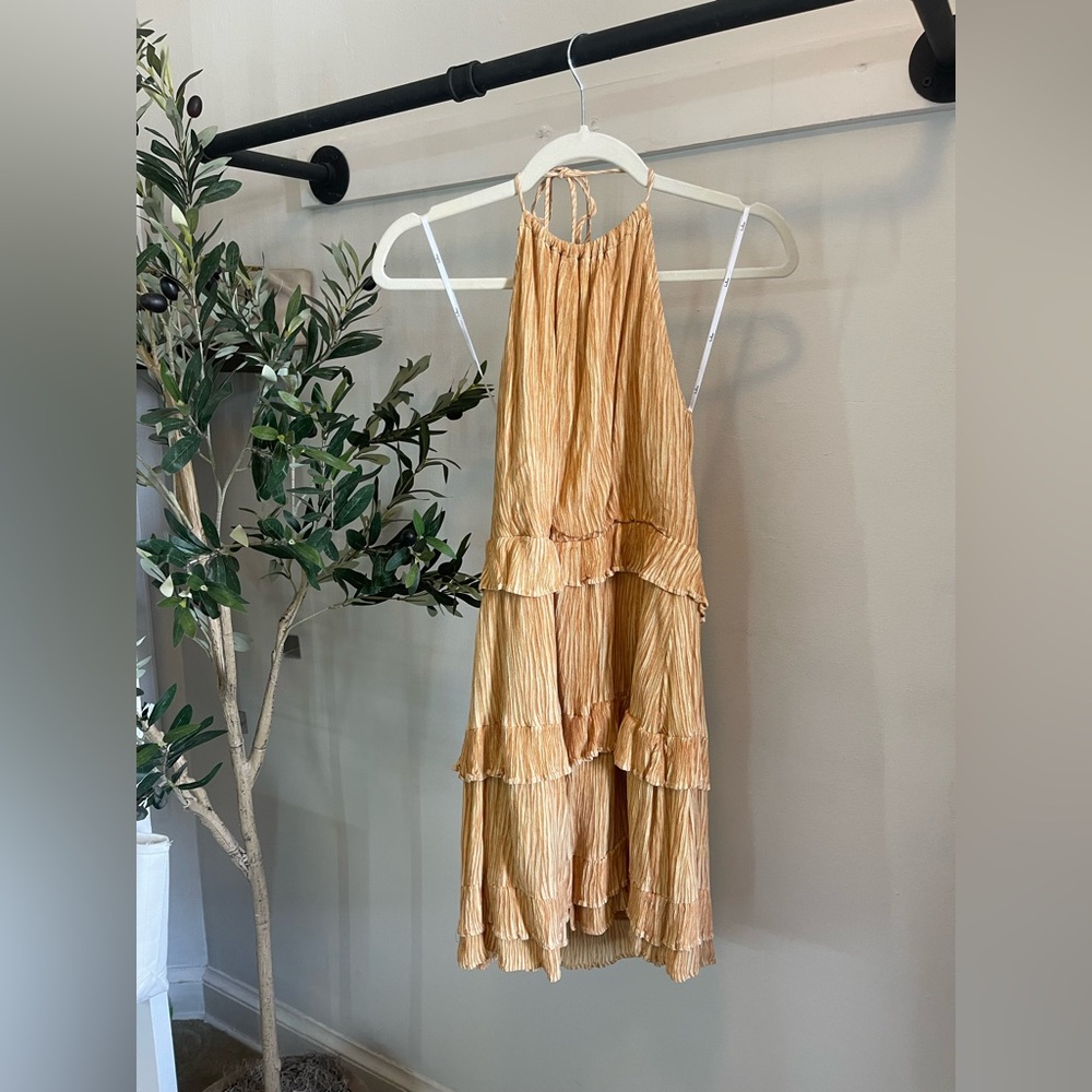 Tiered Halter Dress